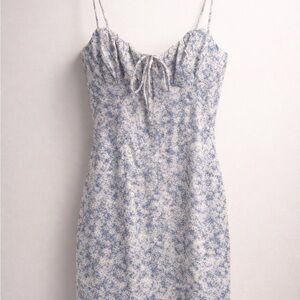 Emory Park Blue and White Floral Mini Dress